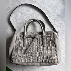 🩶AIMEE KESTENBERG - Dani Bag gray quilted leather.